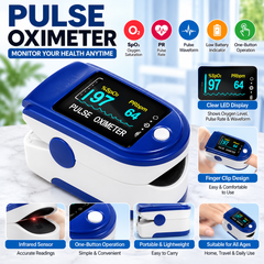 Fingertip Pulse Oximeter with Digital Display for Blood Oxygen