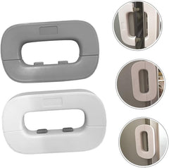Adhesive Refrigerator Safety Lock with Double-Press Unlock