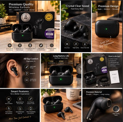 TWS Wireless Earbuds with Charging Case