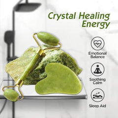 Jade Roller and Gua Sha Set