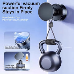 Vacuum Magnetic Phone Holder with 720° Adjustable Rotation