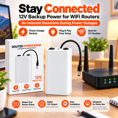 12V WiFi Router Mini UPS Backup Power Bank