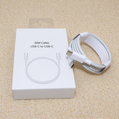 30W USB-C to USB-C Charging Cable for Smartphones
