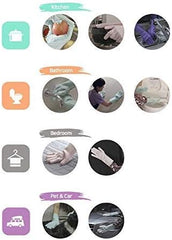 Silicone Dishwashing Gloves with Built-In Scrubber