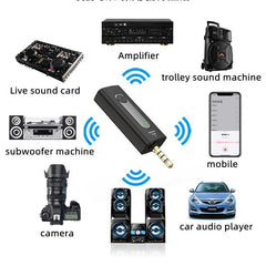 Wireless Lavalier Microphone for Smartphones and Cameras