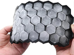 Flexible Silicone Honeycomb Ice Cube Tray for Freezer