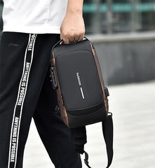 Anti-Theft Crossbody Sling Backpack with Password Lock