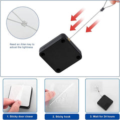 Automatic Door Closer with 1000 g Pull Cord