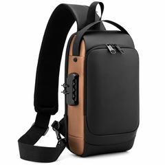 Anti-Theft Crossbody Sling Backpack with Password Lock