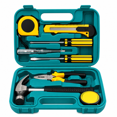 8-Piece Household Hand Tool Set with Storage Box