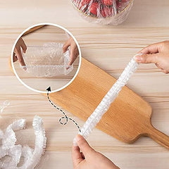 100-Piece Stretchable Elastic Food Storage Covers